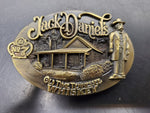 Vtg 1989 Jack Daniel's Old Time Tennessee Whiskey Old No. 7 MenWomen Belt Buckle