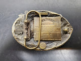 Vtg 1989 Jack Daniel's Old Time Tennessee Whiskey Old No. 7 MenWomen Belt Buckle