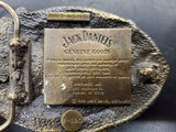 Vtg 1989 Jack Daniel's Old Time Tennessee Whiskey Old No. 7 MenWomen Belt Buckle