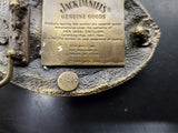 Vtg 1989 Jack Daniel's Old Time Tennessee Whiskey Old No. 7 MenWomen Belt Buckle