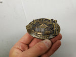 Vtg 1989 Jack Daniel's Old Time Tennessee Whiskey Old No. 7 MenWomen Belt Buckle