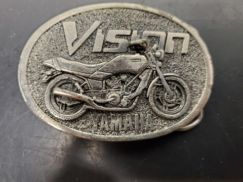 Genuine Yamaha Accessory Vtg Vision Yamaha Belt Buckle 1980's Classic motorcycle