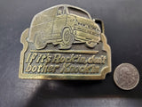Vtg '79 Great American Buckle Co "If its Rockin dont bother knockin" Belt Buckle