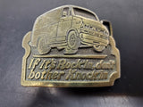 Vtg '79 Great American Buckle Co "If its Rockin dont bother knockin" Belt Buckle