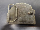 Vtg '79 Great American Buckle Co "If its Rockin dont bother knockin" Belt Buckle