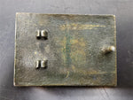 Vtg Genuine Budweiser Lager Beer 12 Fl Oz. Men/Womens Belt Buckle Anheuser Busch