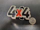 Vtg 4X4 Belt Buckle Off-Roading Jeep Monster Truck ATV Snowmobile SUV Collectibl