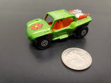 Vtg Matchbox Superfast Series No. 13 Baja Buggy Green w/Flower 1971 UK Lesney
