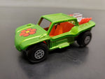 Vtg Matchbox Superfast Series No. 13 Baja Buggy Green w/Flower 1971 UK Lesney
