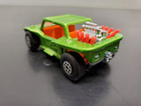 Vtg Matchbox Superfast Series No. 13 Baja Buggy Green w/Flower 1971 UK Lesney