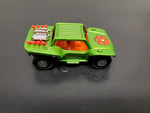 Vtg Matchbox Superfast Series No. 13 Baja Buggy Green w/Flower 1971 UK Lesney