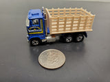 Vtg Hot Wheels 1981 Sunset Trucking Mattel Malaysia Diecast Bed of Truck Moves