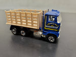 Vtg Hot Wheels 1981 Sunset Trucking Mattel Malaysia Diecast Bed of Truck Moves