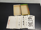 Vtg 1963 Milton Bradley Flash Cards Division 100 Different Problems Grades 3-6