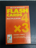 Vtg 1963 Milton Bradley Flash Cards Multiplication Grades 3 Thru 6 Fun Learning