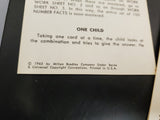 Vtg 1963 Milton Bradley Flash Cards Multiplication Grades 3 Thru 6 Fun Learning