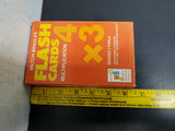 Vtg 1963 Milton Bradley Flash Cards Multiplication Grades 3 Thru 6 Fun Learning