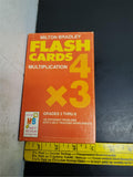 Vtg 1963 Milton Bradley Flash Cards Multiplication Grades 3 Thru 6 Fun Learning