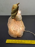 Vtg 10" Light Up Angel Christmas Tree Topper Decoration Ornament Holiday Collect