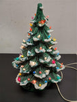 Vtg Large 18 1/2" Classic Ceramic Light Up Star Bulbs Christmas Tree Decoration!