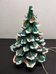 Vtg Large 18 1/2" Classic Ceramic Light Up Star Bulbs Christmas Tree Decoration!