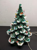 Vtg Large 18 1/2" Classic Ceramic Light Up Star Bulbs Christmas Tree Decoration!
