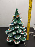 Vtg Large 18 1/2" Classic Ceramic Light Up Star Bulbs Christmas Tree Decoration!