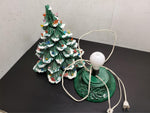Vtg Large 18 1/2" Classic Ceramic Light Up Star Bulbs Christmas Tree Decoration!