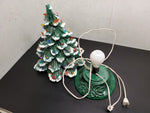 Vtg Large 18 1/2" Classic Ceramic Light Up Star Bulbs Christmas Tree Decoration!