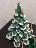 Vtg Large 18 1/2" Classic Ceramic Light Up Star Bulbs Christmas Tree Decoration!