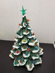 Vtg Large 18 1/2" Classic Ceramic Light Up Star Bulbs Christmas Tree Decoration!
