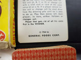 Vtg Post Cereal Critter Cards Deck 1964 Promo Linus Game Box Instruct Complete!