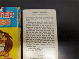Vtg Post Cereal Critter Cards Deck 1964 Promo Linus Game Box Instruct Complete!
