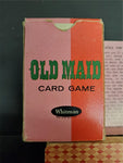 Vtg Old Maid Miniature Card Game W/Original Box Collectible Fun Games Unique