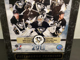 2013 Pittsburgh Penguins Gorgeous Marble Wall Plaque Crosby Malkin Letang Orpik