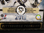 2013 Pittsburgh Penguins Gorgeous Marble Wall Plaque Crosby Malkin Letang Orpik