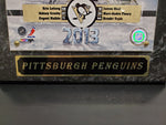 2013 Pittsburgh Penguins Gorgeous Marble Wall Plaque Crosby Malkin Letang Orpik