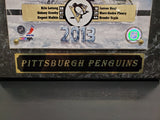 2013 Pittsburgh Penguins Gorgeous Marble Wall Plaque Crosby Malkin Letang Orpik