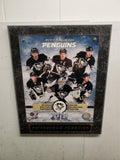 2013 Pittsburgh Penguins Gorgeous Marble Wall Plaque Crosby Malkin Letang Orpik