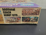 Vtg Life-Like Kits Tally Ho Passenger Coach 09672 1800's England Golden Age Kit