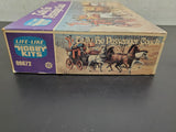 Vtg Life-Like Kits Tally Ho Passenger Coach 09672 1800's England Golden Age Kit