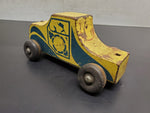 Vtg Holgate Pull Toy Auto Farm Peg Truck Wood WW2 Era Kane Pa USA Rare!