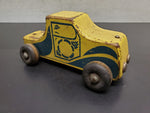 Vtg Holgate Pull Toy Auto Farm Peg Truck Wood WW2 Era Kane Pa USA Rare!