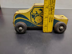 Vtg Holgate Pull Toy Auto Farm Peg Truck Wood WW2 Era Kane Pa USA Rare!