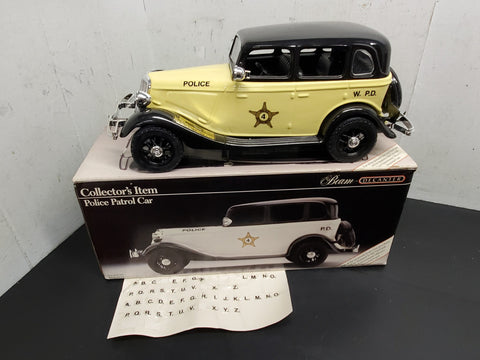 Jim Beam1934 Ford Model A Police Car EMPTY Decanter Original Box Stickers NIB