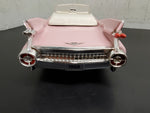 Vtg Jim Beam Pink 1959 Cadillac Eldorado EMPTY Decanter Original Box Receipt
