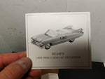Vtg Jim Beam Pink 1959 Cadillac Eldorado EMPTY Decanter Original Box Receipt