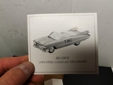 Vtg Jim Beam Pink 1959 Cadillac Eldorado EMPTY Decanter Original Box Receipt