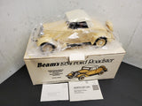 Vtg Jim Beam's 1934 Ford Roadster EMPTY Decanter Handcrafted Porcelain Orig Box