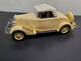 Vtg Jim Beam's 1934 Ford Roadster EMPTY Decanter Handcrafted Porcelain Orig Box